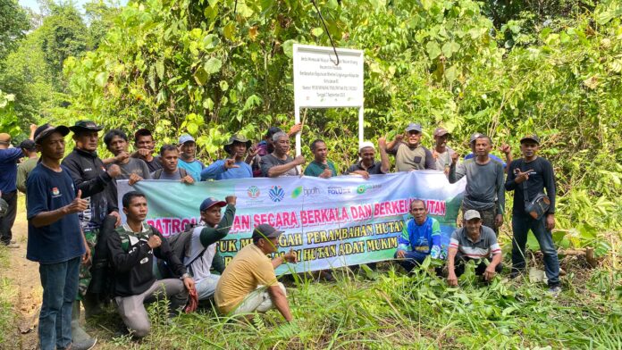 Tim Patroli Hutan Adat di Kawasan Mukim Krueng Yang Sukses Dilaksanakan.